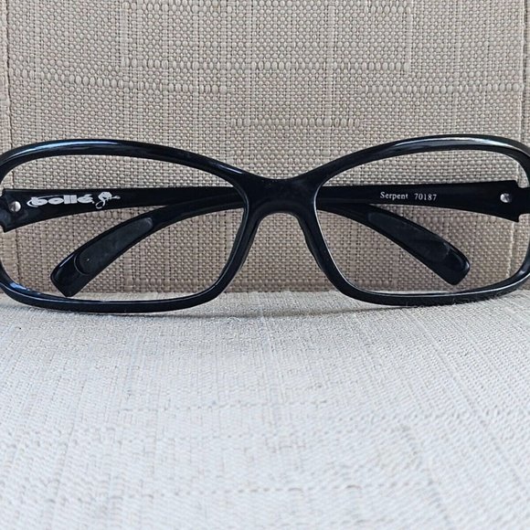 bolle Men Eyeglasses/Sunglasses Frame Black SERPENT 70187 Glasses Wrap Frame - Picture 2 of 12